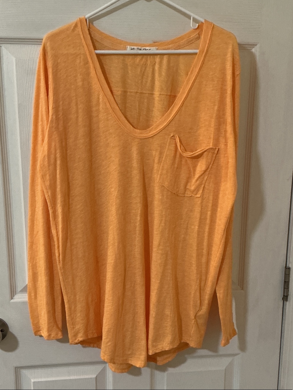 We The Free, Long Sleeve V-Neck T-Shirt/Tunic. Size Medium.